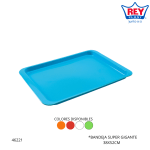 BANDEJA SUPER GIGANTE 38X52CM REY PLAST (AFX017000)