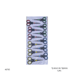 JUEGO DE TIJERAS 12PC (KK-409)