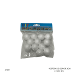 ESFERA DE ISOPOR 3CM X 12PC DIY (XZC-700)