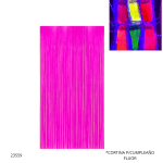 CORTINA P/CUMPLEAÑO FLUOR (ZC-087)