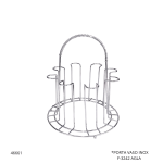 PORTA VASO INOX F-3242 AGLA