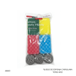 JUEGO DE ESPONJA C/VIRULANA YONG HAO (F-11153) (7PCS)