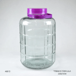 FRASCO TAPA LILA 24X41CM (F-13153)