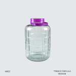 FRASCO TAPA LILA 18X35CM (F-13155)