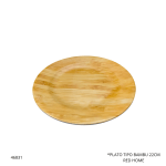 PLATO TIPO BAMBU 22CM RED HOME (F-12923)