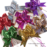 CINTA MOÑO EFECTO GLITER 3CM (YYLHD-11) (10PC)