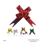 CINTA MOÑO EFECTO METALIZADO (YYLHD-7) (10PC)