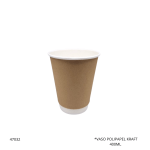 VASO POLIPAPEL KRAFT 400ML (ZK-1254)