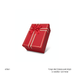 CAJA RECTANGULAR C/ MOÑO 12X19CM
