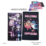 TOALLA  INFANTIL 70X140CM