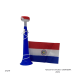 JUGUETE VUVUZELA C/BANDERA 28CM (Q23929-3)
