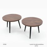 JUEGO DE MESA MODERNA (2PCS) (F655-030)