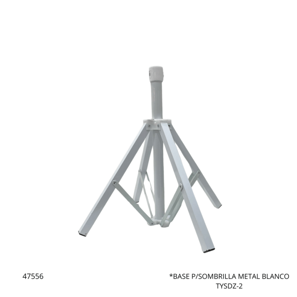 BASE P/SOMBRILLA METAL BLANCO TYSDZ-2