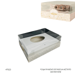 CAJA P/HUEVO DE PASCUA ACETATO 24X18X10 PK047