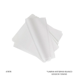 LAMINA ANTIGRASA BLANCO 32X32CM 100UND