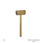 MARTILLO DE MADERA  MRC-1025A