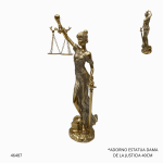ADORNO ESTATUA DAMA  DE LA JUSTICIA AB021