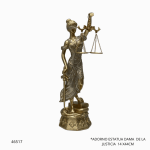 ADORNO ESTATUA DAMA  DE LA JUSTICIA (AB023)