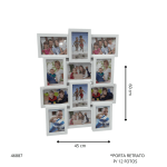 PORTA RETRATO P/ 12 FOTOS (62315)