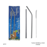 JUEGO DE BOMBILLAS INOX  CON LIMPIADOR STRASW