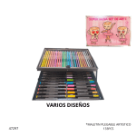 MALETIN PLEGABLE ARTISTICO (DV-113) (133PCS)