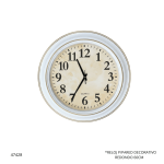 RELOJ P/PARED DECORATIVO REDONDO 60CM (F535-024)