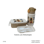 JUEGO DE VIANDA + HOPPY INFANTIL (A106-125-8)