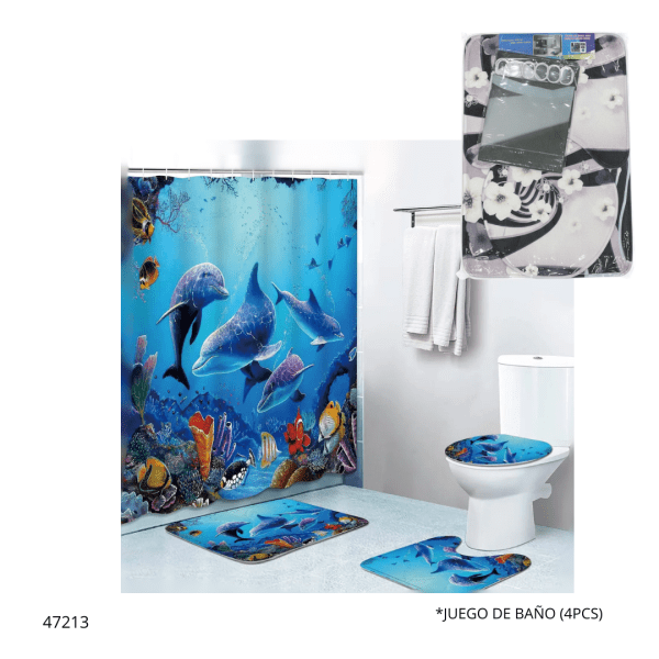 JUEGO DE BAÑO (4PCS) (JDC-729)