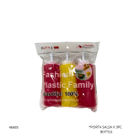 PORTA SALSA X 3PC  BOTTLE AGLA-8809-3P