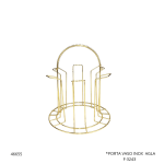 PORTA VASO INOX  AGLA F-3243