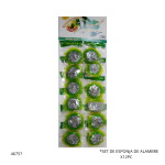 SET DE ESPONJA DE ALAMBRE X12PC (F-12001)