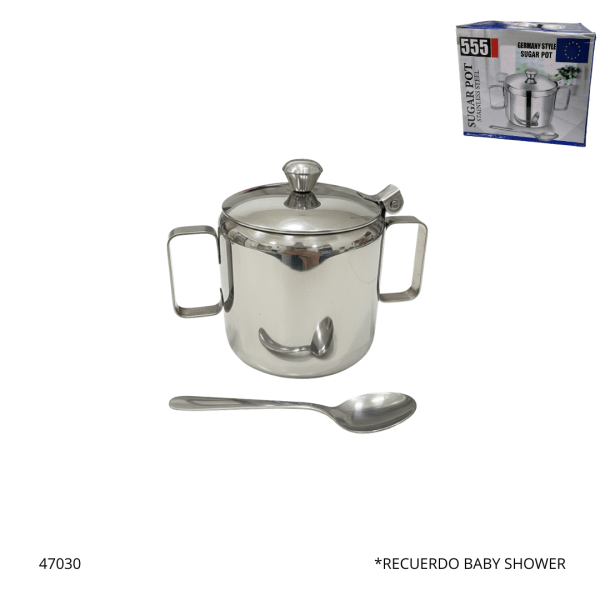 AZUCARERO C/CUCHARA INOX 555 SUGAR SP-20