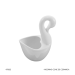 ADORNO CISNE DE CERAMICA (ZS3080)