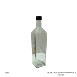 BOTELLA DE VIDRIO C/TAPA ROSCA 1000 ML 301073-1