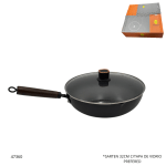 SARTEN 32CM C/TAPA DE VIDRIO PREFERED (34573)