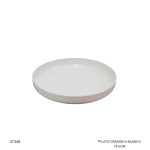 PLATO CERAMICA BLANCO 18.5CM (35044)