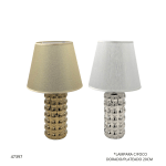 LAMPARA DORADO/PLATEADO 20CM