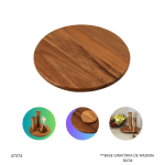 BASE GIRATORIA DE MADERA 30CM (36050)