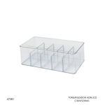 ORGANIZADOR ACRILICO C/DIVISORIAS (36153)