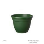 MACETA EDEN 40CM VERDE OSCURO GEMPLAST (M1402)