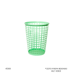 CESTO P/ROPA REDONDO 60LT VERDE GEMPLAST (62708)