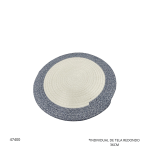 INDIVIDUAL DE TELA REDONDO 36CM (F732-010)