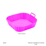 MOLDE CUADRADO SILICONA 17CM
