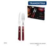 JUEGO DE CUBIERTOS POLYWOOD 12PCS TRAMONTINA (21199/709)