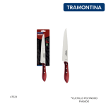 CUCHILLO POLYWOOD P/ASADO TRAMONTINA 21190/178
