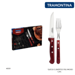 JUEGO DE CUBIERTOS POLYWOOD 12PCS TRAMONTINA (21198/776)