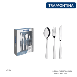 JUEGO DE CUBIERTOS INOX AMAZONAS 24PC TRAMONTINA 66960/004