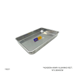 ASADERA ARARY ALUMINIO RECTANGULAR Nº3