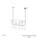 ORGANIZADOR COLGANTE PARA BAÑO NIQUELART (125)