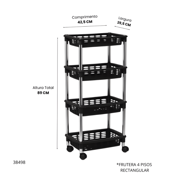 FRUTERA 4 PISOS RECTANGULAR 364-7